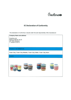 EC Declaration of Conformity - Masterpiece .dk masterpiece.dk