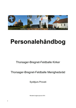 Personalehåndbog - Thorsager, Bregnet og Feldballe