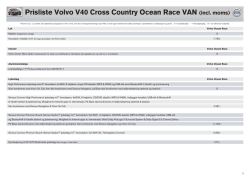 Prisliste Volvo V40 Cross Country Ocean Race VAN