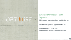BIPS konferencen – BIM baglæns