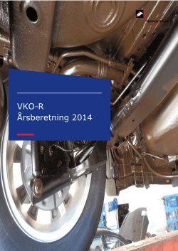 VKO-R Årsberetning 2014