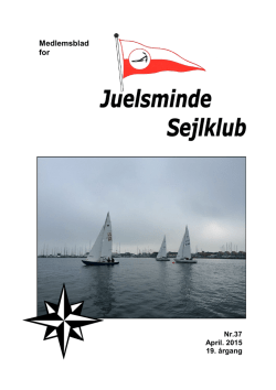 Klubblad apr. 2015 - Juelsminde Sejlklub