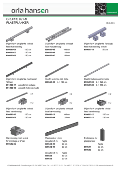 GRUPPE 021-M PLASTPLANKER