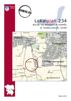 Forslag til lokalplan 234, rev. 04.03.2015
