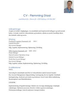 CV - Flemming Staal