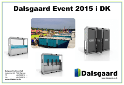 Dalsgaard Event 2015 i DK