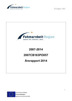 2007-2014 2007CB163PO057 Årsrapport 2014