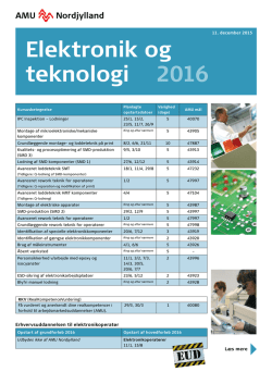 Kalender 2016 Elektronik og teknologi