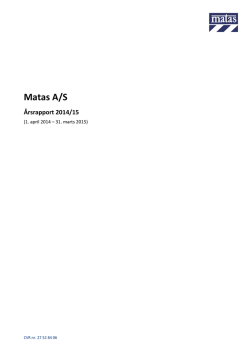 Årsrapport 2014/15 - NASDAQ OMX Corporate Solutions
