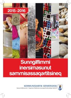 Sunngiffimmi inersimasunut sammisassaqartitsineq