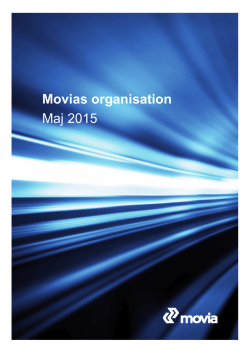 Movias organisation Maj 2015
