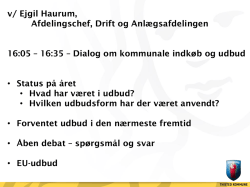 Ejgil Haurum Udbudspolitik 04062015