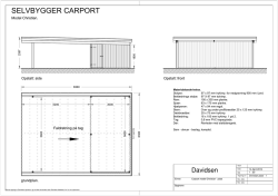 SELVBYGGER CARPORT