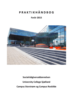 håndbogen her - University College Sjælland