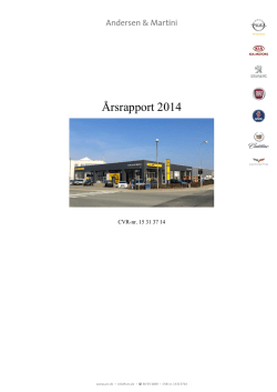 Årsrapport 2014 FINAL