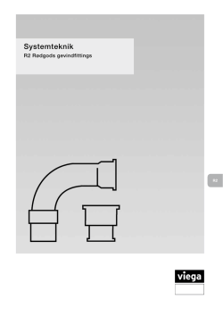 R2 Rødgods gevindfittings