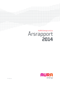 Læs eller hent AURA Energis årsrapport som pdf
