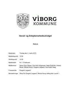 Samlet referat med bilag - Viborg Kommune