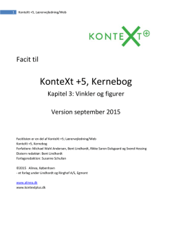 KonteXt +5, Lærervejledning/Web