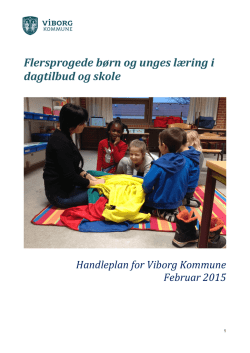 Flersprogede børn og unges læring i dagtilbud