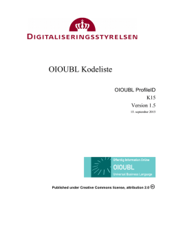OIOUBL Guideline Profiler (UTS)