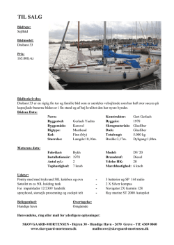 Drabant 33 - Skovgaard-Mortensen Yacht Bureau