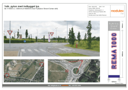 Forslag til 6 m høj pylon ved kommune