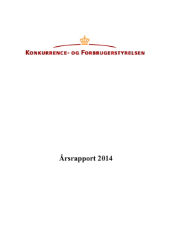 Årsrapport 2014 - Konkurrence