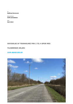 VVM anmeldelse Tranholmvej 020615