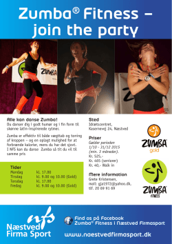 Zumba® Fitness – join the party