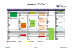Årskalender 2015-2016
