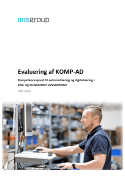 Evaluering af KOMP-AD - Danske Erhvervsskoler