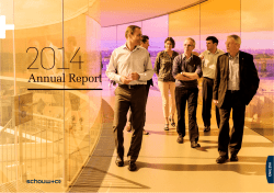 Annual Report 2014 ∙ Schouw & Co. ∙ 1