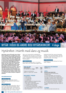 Nytårsfest i Hürth med dans og musik