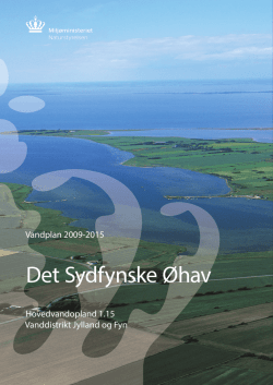 vandplaner, Det Sydfynske Øhav