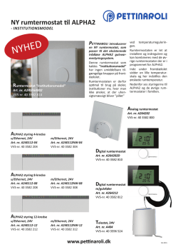 NY rumtermostat til ALPHA2