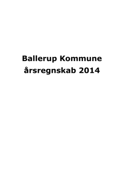 Ballerup Kommune årsregnskab 2014