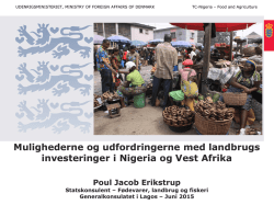 Afrika DFA Juni 2015 - Danish Farmers Abroad