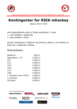 RSIK - brevpapir - Rødovre Ishockey Klub