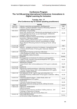 Innovations in Digital Learning for Inclusion - Aalborg
