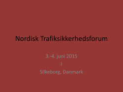 Nordisk Trafiksikkerhedsforum