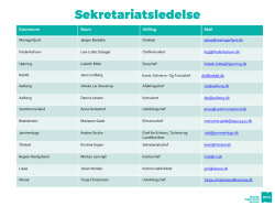 Sekretariatsledelse - Business Region North Denmark