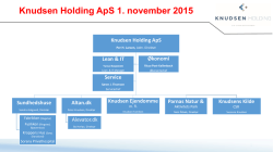 Knudsen Holding ApS 1. november 2015