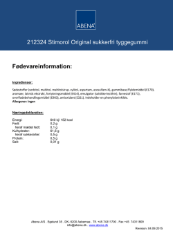 212324 Stimorol Original sukkerfri tyggegummi