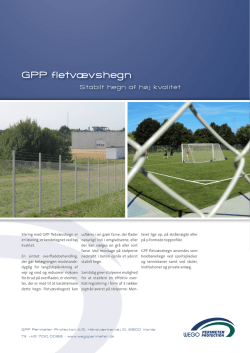 WEGO Fletvaevshegn - Perimeter Protection Group