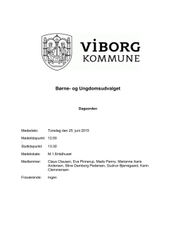 Børne- og Ungdomsudvalget - Viborg Kommune