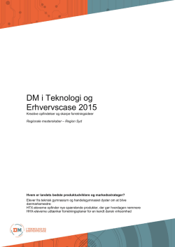 DM i Teknologi og Erhvervscase 2015