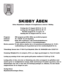 Skibby åben den 21