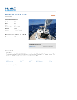 Boat: Pearson Triton 28 - id14176