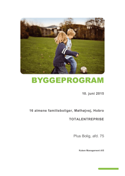 BYGGEPROGRAM - Kuben Management